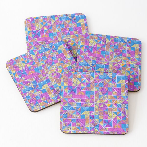 Item preview, Colorful Quilted Pattern Background  designed and sold by NawalMagdy.