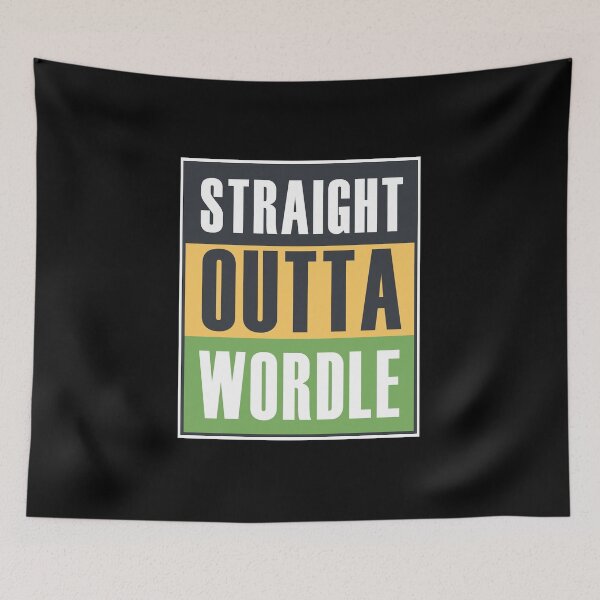 Item preview, Straight Outta Wordle (*ORIGINAL DESIGN*) designed and sold by crowbarr.