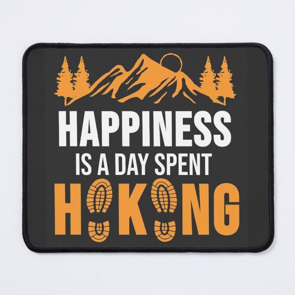 Item preview, Happiness is a day spent hiking designed and sold by Proldesigner.