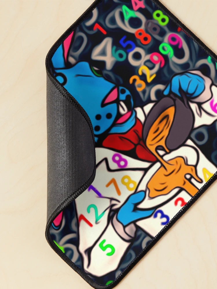 Thumbnail 2 of 5, Mouse Pad, The Number Rabbit (TNR) designed and sold by Coelho Branco - Tryperborea.