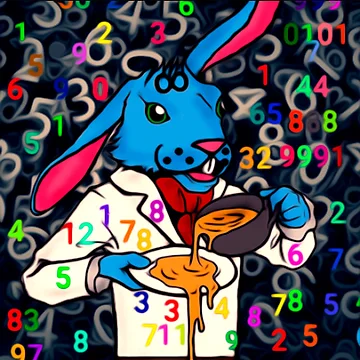 Artwork thumbnail, The Number Rabbit (TNR) by Coelho Branco - Tryperborea