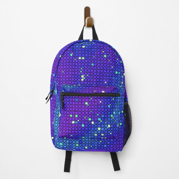 Item preview, Stained Glass Purple and Cyan Background designed and sold by Dafu Arts.