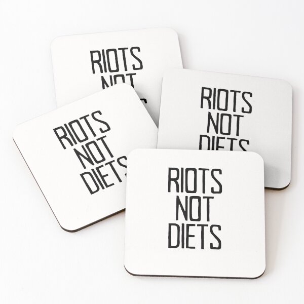 Item preview, Riots Not Diets  designed and sold by Quoteeble.