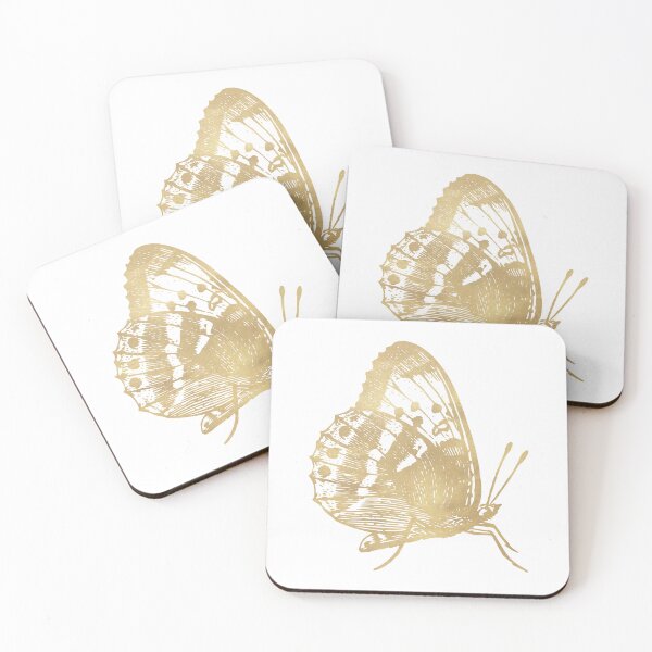 Item preview, Gold Butterfly 1 - Gold foil effect  designed and sold by WhimsyAndMojo.