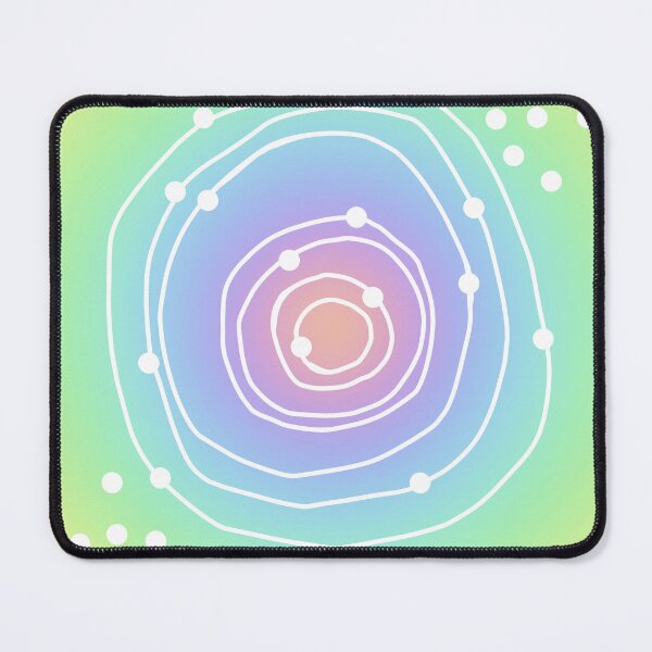 Item preview, Pastel Bright Rainbow Atom designed and sold by Whoopsidoodle.