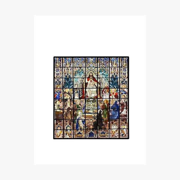 Item preview, UNL Stained Glass designed and sold by katiefurrer.