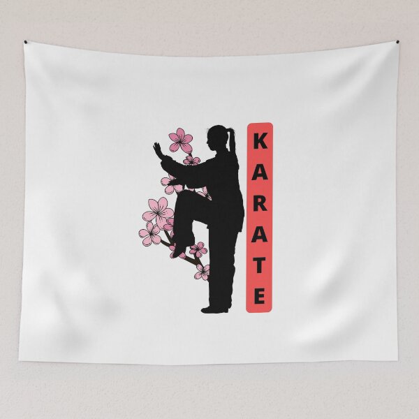 Item preview, Karate Japan Culture Blossom T-Shirt Cool Design Tee designed and sold by LJ4EVER.