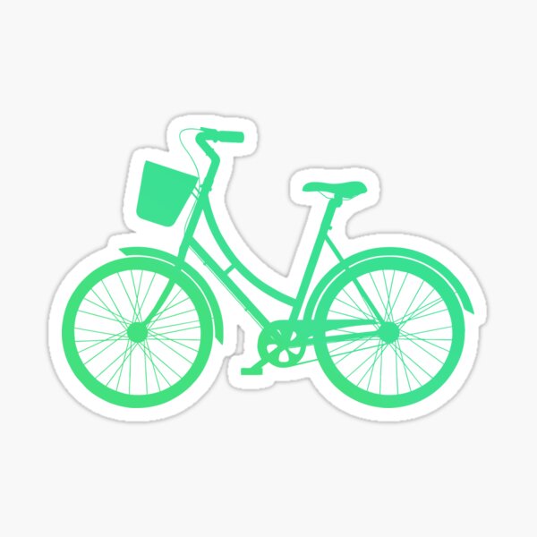 Green bike hot sale stickers