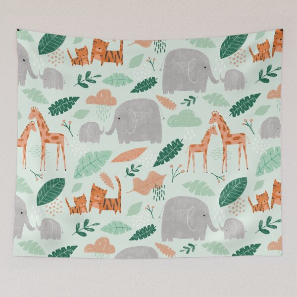 Item preview, Nursery Jungle Animals designed and sold by Heather Rosas.
