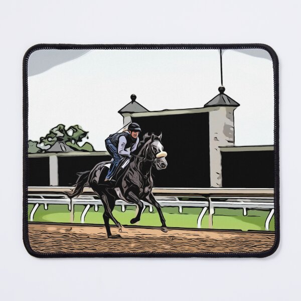 Item preview, Cartoon Racehorse Digital Painting designed and sold by Mimi Foley.