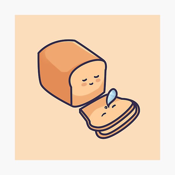 Item preview, Adorably Asleep Bread Loaf designed and sold by DreamiCloud.