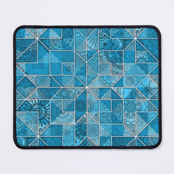 Item preview, Blue Quilted Pattern Background  designed and sold by NawalMagdy.