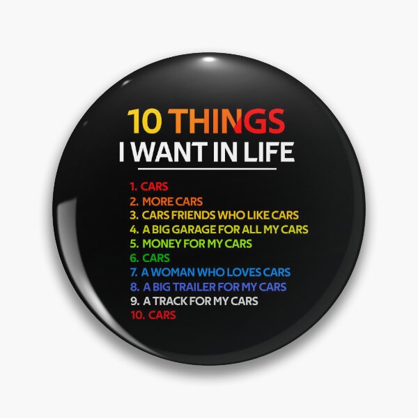 Item preview, Ten Things I Want In My Life designed and sold by rachidhaz.