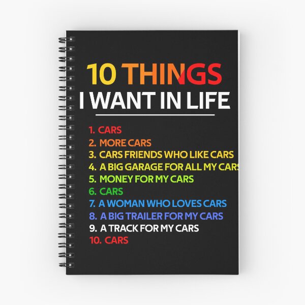 Item preview, Ten Things I Want In My Life designed and sold by rachidhaz.