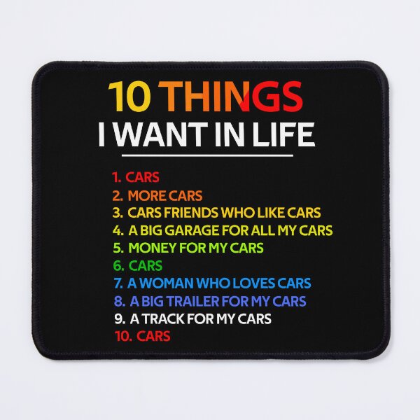 Item preview, Ten Things I Want In My Life designed and sold by rachidhaz.