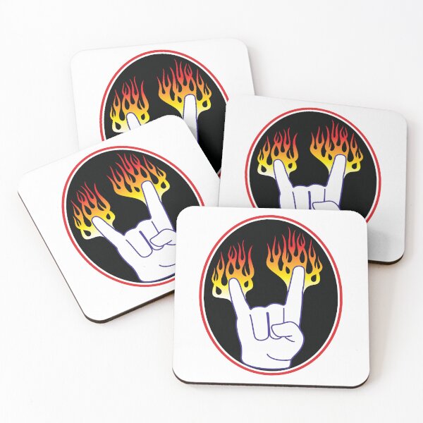Item preview, Heavy Metal Flame Fist designed and sold by Waves.