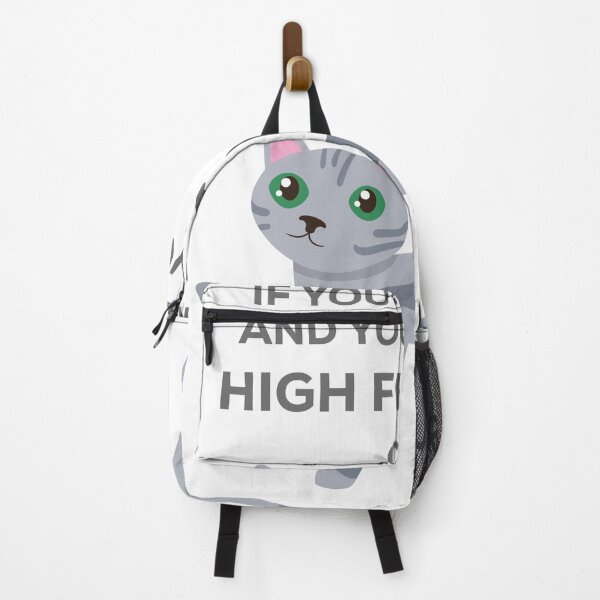 Item preview, If You’re Single And You Know It High Five Your Cat designed and sold by TopMerchz.