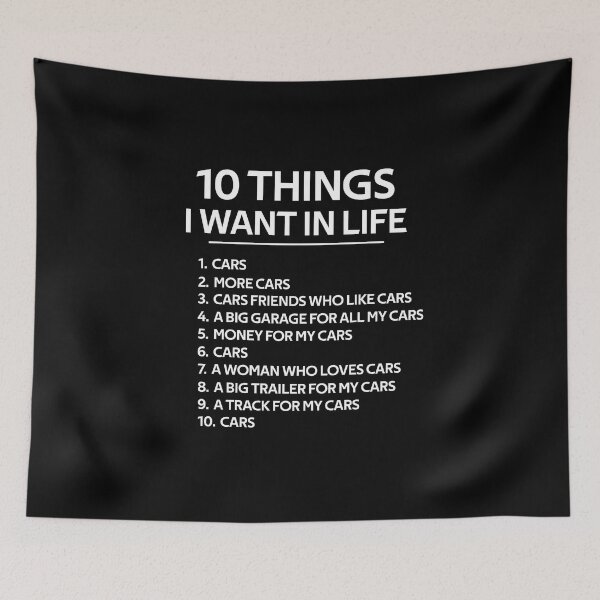 Item preview, Ten Things I Want In My Life designed and sold by rachidhaz.