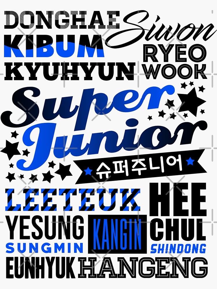 super junior logo font