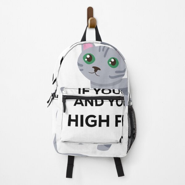 Item preview, If You’re Single And You Know It High Five Your Cat designed and sold by TopMerchz.