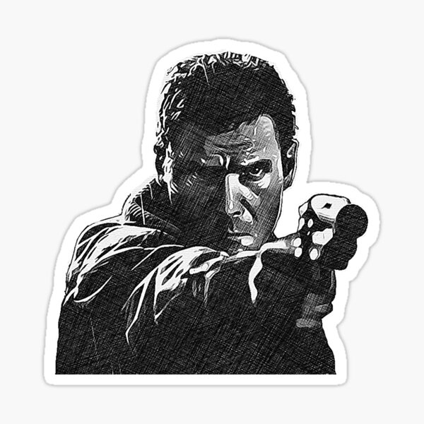 Artikel-Vorschau von Deckard (Blade Runner) - Kreuzschraffierte Skizze, designt und verkauft von incredthreads.