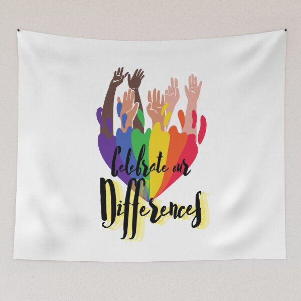 Item preview, Celebrate Differences designed and sold by DrGingyWho.