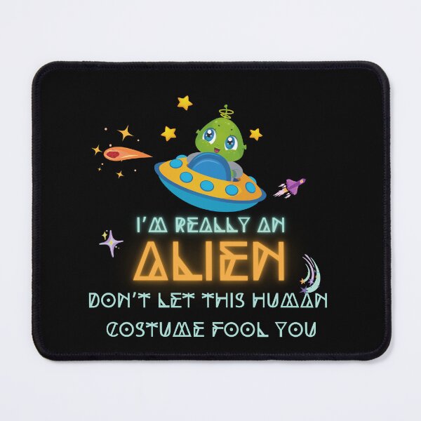 Item preview, I’m really an alien don’t let this human costume fool you Cute Boy & Girl alien clothes  designed and sold by SweetbeStore.