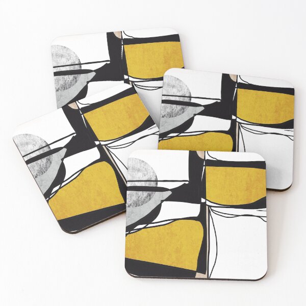 Item preview, Yellow Black Geometrical, Irena Orlov designed and sold by Irena Orlov.