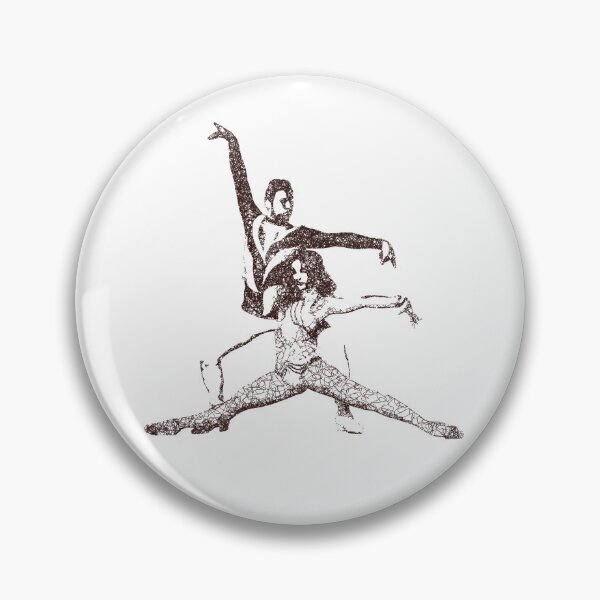 Item preview, Dance couple 6 - Brown ink designed and sold by WietskeWelten.