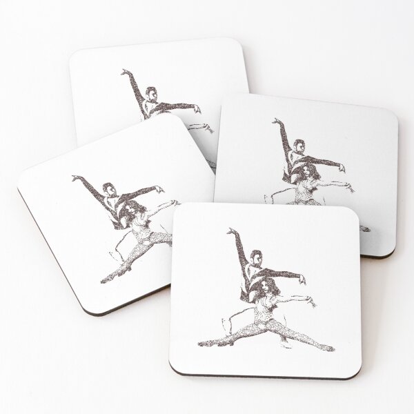 Item preview, Dance couple 6 - Brown ink designed and sold by WietskeWelten.