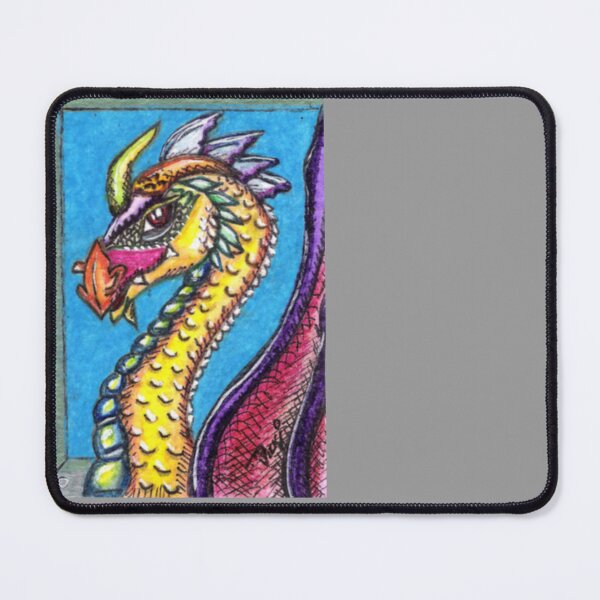 Item preview, Feldspar pretty prismatic dragon original drawing by Vicki Noble designed and sold by Vicki Noble Art.