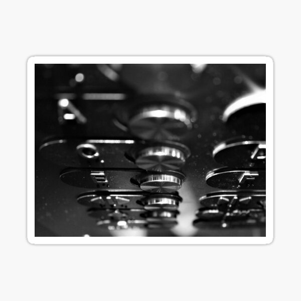 Elevator Buttons Sticker