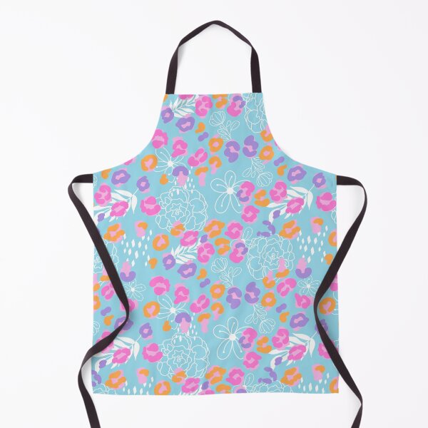 Item preview, Fluorescent leopard print with floral design designed and sold by TheArtDesk.
