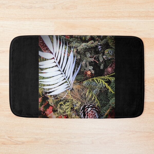 Item preview, Beautiful Leaf & Pine Branches With Cones Design designed and sold by EarthArtDesigns.