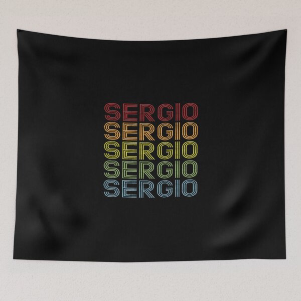 Item preview, Sergio Name T Shirt - Sergio Vintage Retro Sergio Name Gift Item Tee designed and sold by oslandefren.