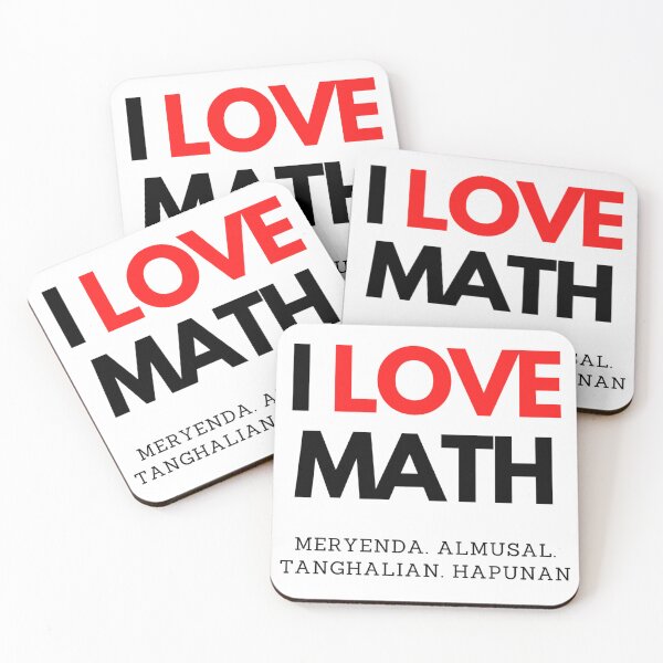 Item preview, I LOVE MATH (gift for people who like to eat) designed and sold by Remijuice.