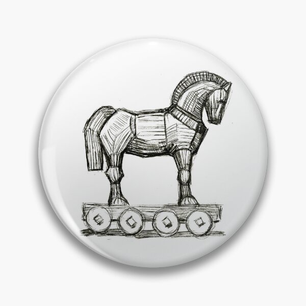 Item preview, Giant Wooden Horse (Black) designed and sold by whitearmed-hera.