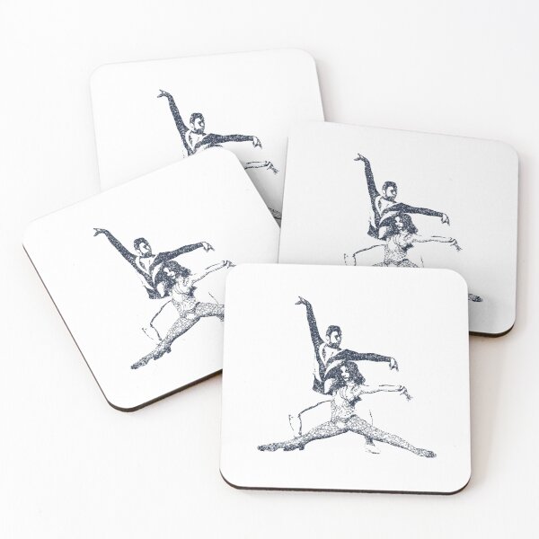 Item preview, Dance couple 6 - Blue ink designed and sold by WietskeWelten.