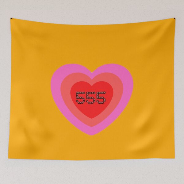 Item preview, 555 ANGEL NUMBER PINKISH RED ORANGE  Y2K  designed and sold by DiscoVibes.