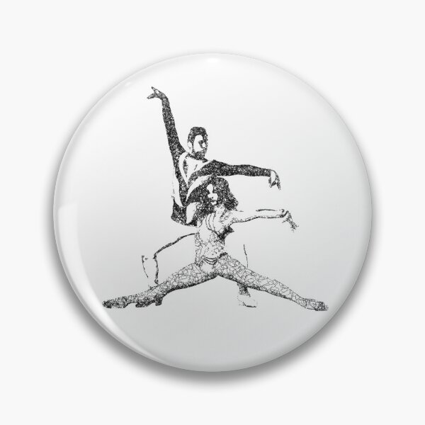 Item preview, Dance couple 6 - Black ink designed and sold by WietskeWelten.