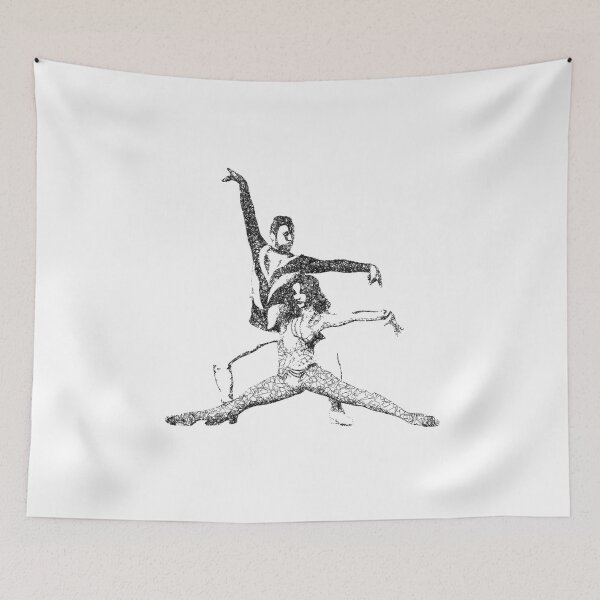 Item preview, Dance couple 6 - Black ink designed and sold by WietskeWelten.