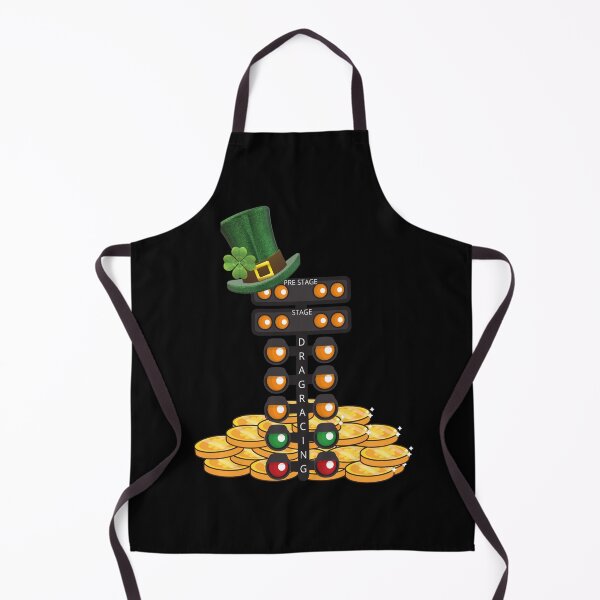 Item preview, St Patricks Day Leprechaun Shamrock Drag Racing Tree Race Track Dragstrip Lucky Irish St Paddys Day Clover designed and sold by CarantinedChaos.