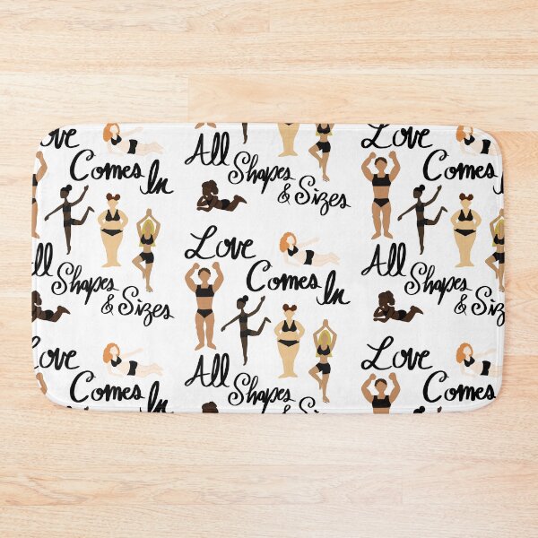 Item preview, Love Comes In All Shapes & Sizes - Women's Body Positivity - Love Your Body designed and sold by EcoElsa.