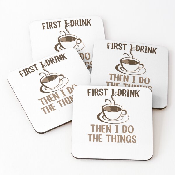 Item preview, First i drink coffee then i do things designed and sold by Mr Wolf.