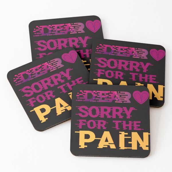 Item preview, Dear heart sorry for the pain designed and sold by KkCreationas.