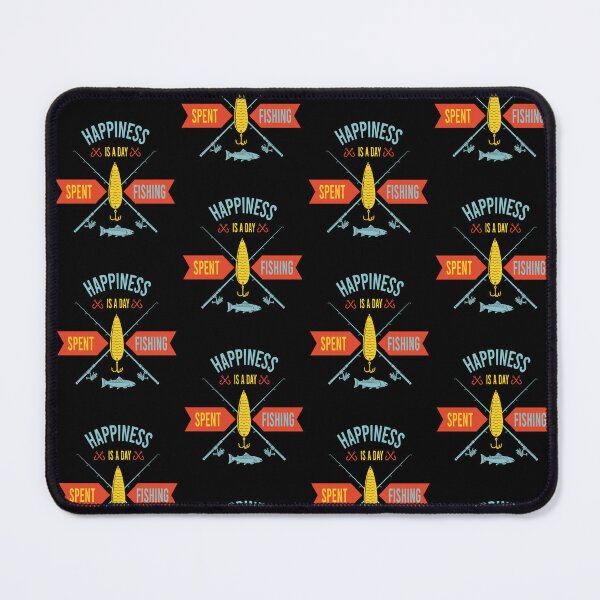 Item preview, Funny Fishing Lovers Gift Happiness is a Day Spent Fishing Cool Fisher Design Fishing Saying designed and sold by pedrored369.