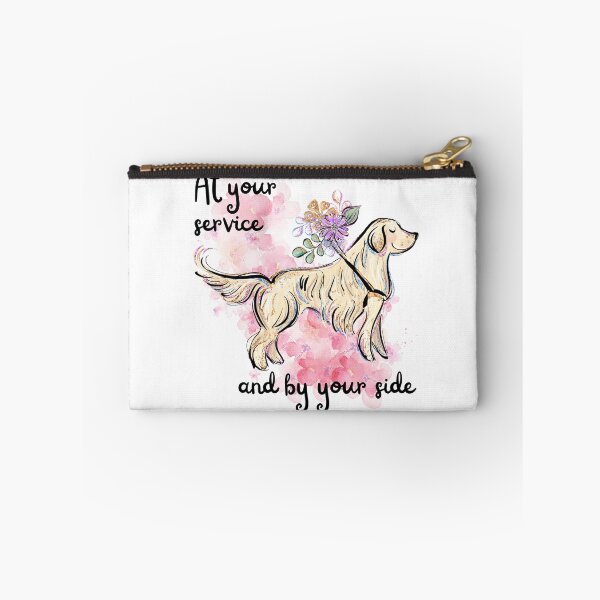 Item preview, Service Dog with inspirational quote, Golden Retriever designed and sold by MyMintyPrinty.