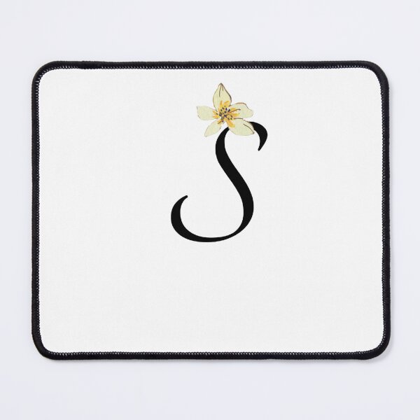 Item preview, letter S , S botanical monogram, S floral monogram designed and sold by SincerelyKate.