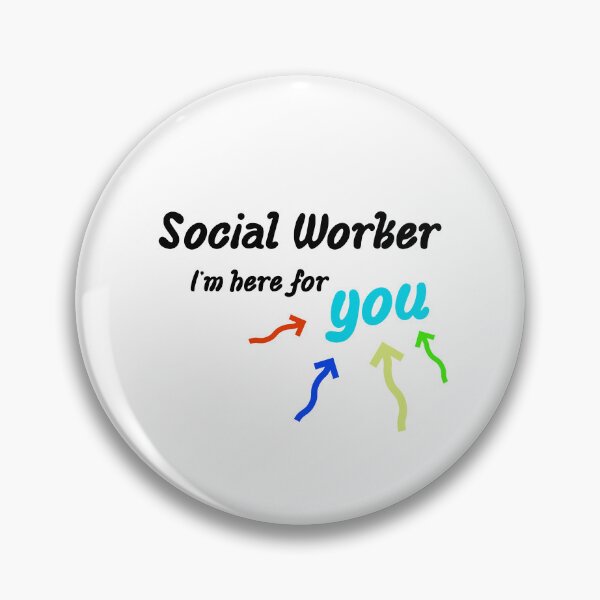 Item preview, Social Worker I'm here for YOU arrows designed and sold by AshTreeCrtvCo.