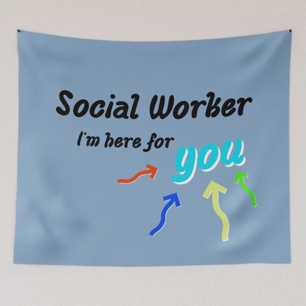 Item preview, Social Worker I'm here for YOU arrows designed and sold by AshTreeCrtvCo.